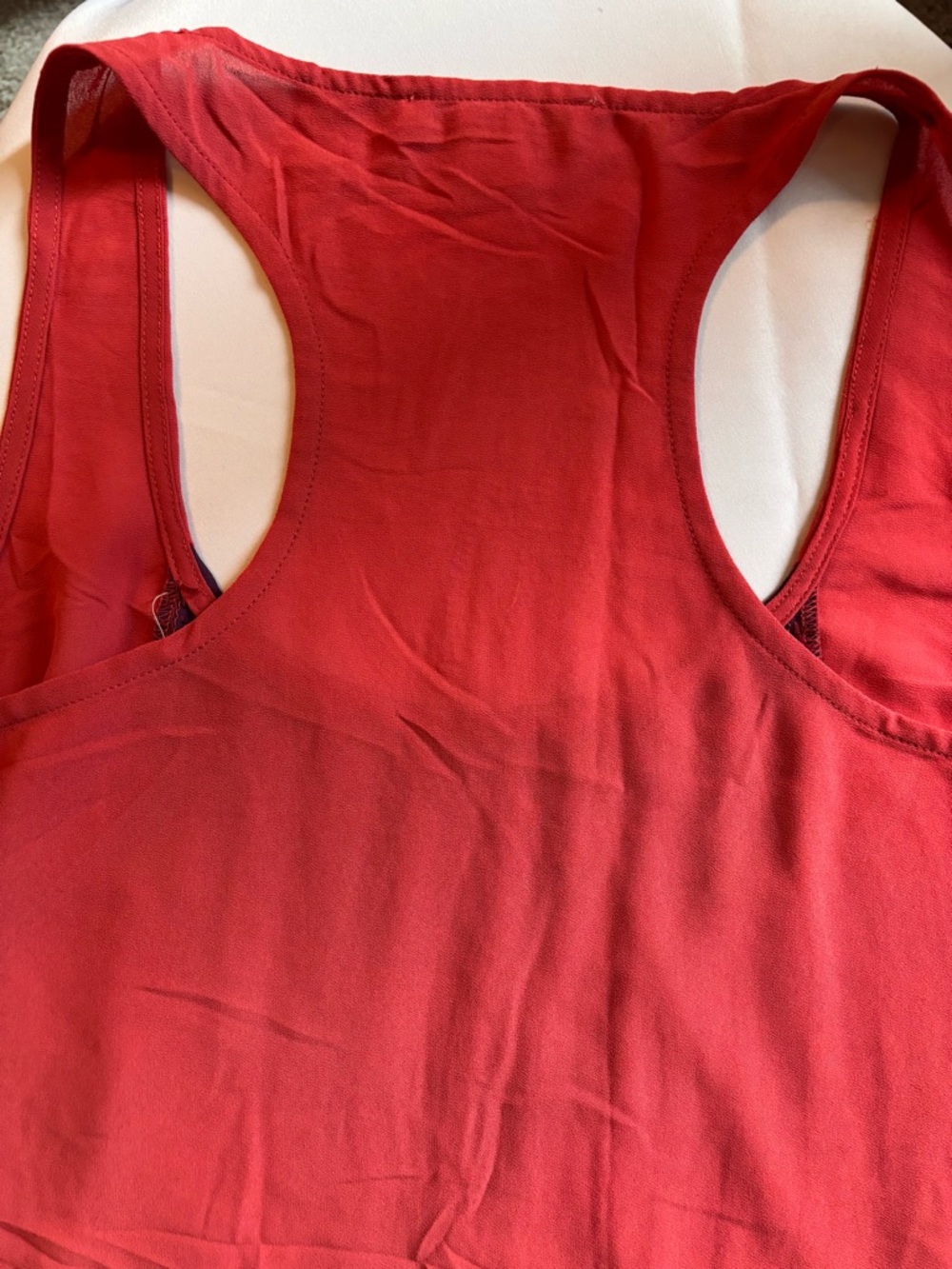 Staring at Stars by Anthropologie| Beaded Coral Tank – Size S - Picture 7 of 8